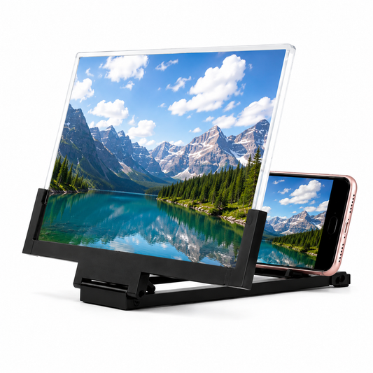 13" inch Mobile Phone Screen Enlarger Magnifier 3D HD Video Amplifier Stand UK