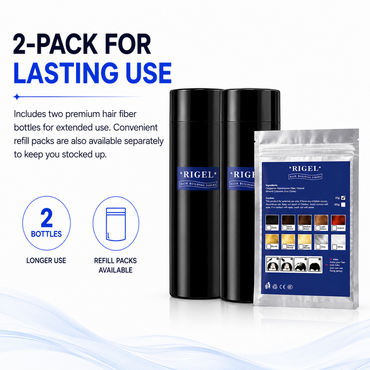 2X Hair Building Fibre Jar Fibers Hair Thickening Keratin Kit 25grms each UK