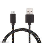 Braided Micro USB Cable Data Cable Charging Cable for Samsung HTC Nokia Tablet