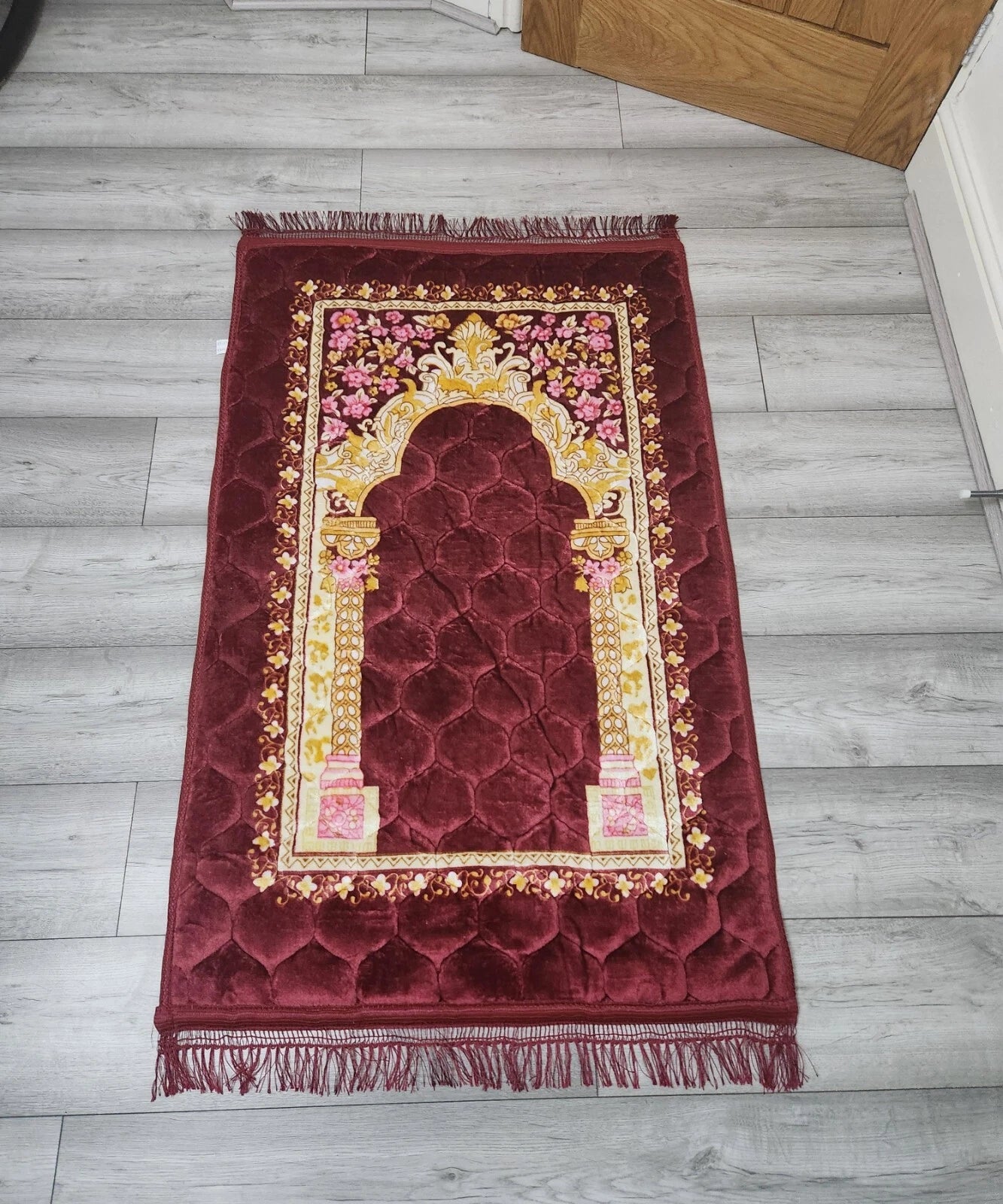 Thick Padded Extra Cushioned Prayer Mat Mats Muslim Janamaz Non Slip 80 x 120cm