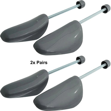 1x - 10x PAIRS OF SHOE TREE TREES MAINTAIN SHAPE SHOES FOOTWEAR PLASTIC GREY UK