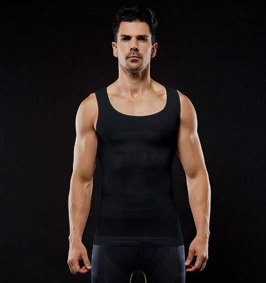 Men Slim Shaper Body Vest Chest Belly Waist For Man Boobs Moobs Compression Hot