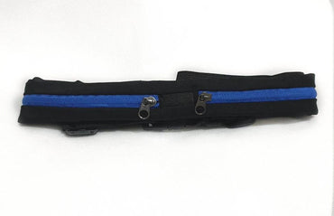 DUAL POCKET RUNNING RUNNER WAIST BELT BAG PACK POUCH BUM SPORT JOGGING GYM YOGA
