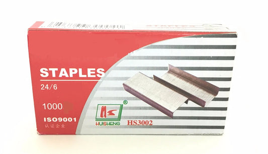 1000 to 10000 BULK BUY 24/6 STAPLES FOR 24/6 26/6 STAPLERS BOX OF 1000 FAST POST