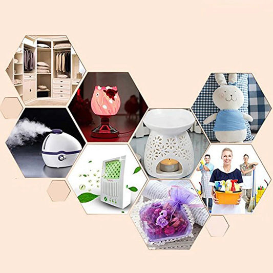 12PCS Essential Oil Scent Aromatherapy Therapeutic Freshener Air Diffuser Refill