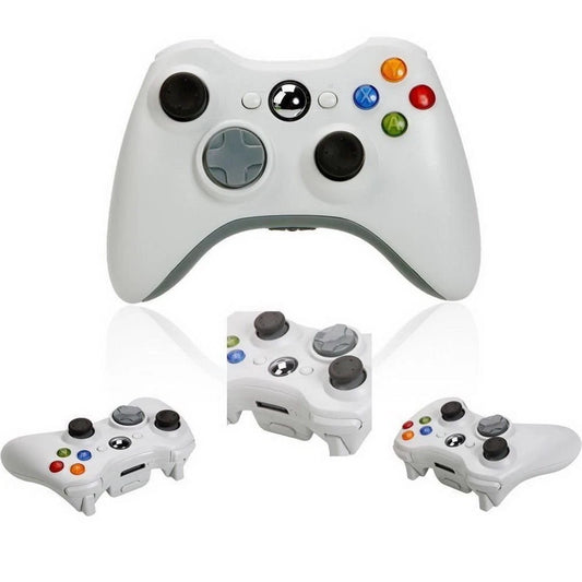 XBOX 360 WIRED CONTROLLER 2x WHITE BRAND NEW USB MICROSOFT PC WINDOWS LAPTOP