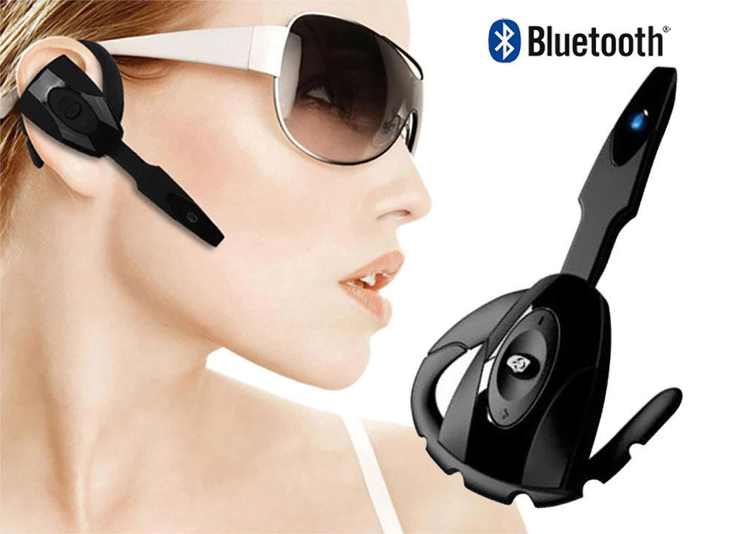 BLUETOOTH WIRELESS HANDSFREE EARPHONE WITH MIC FOR HTC MOBILES