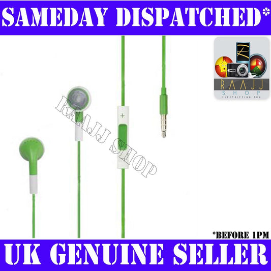 Headphones Earphones Handsfree + Volume +Mic For iPhone 4 4S 5 5s 6 6s 7 iPad