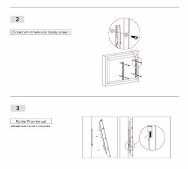 SLIM FLAT TV BRACKET WALL MOUNT LED LCD OLED QLED FOR 49 50 52 55 26 TO 55 INCH