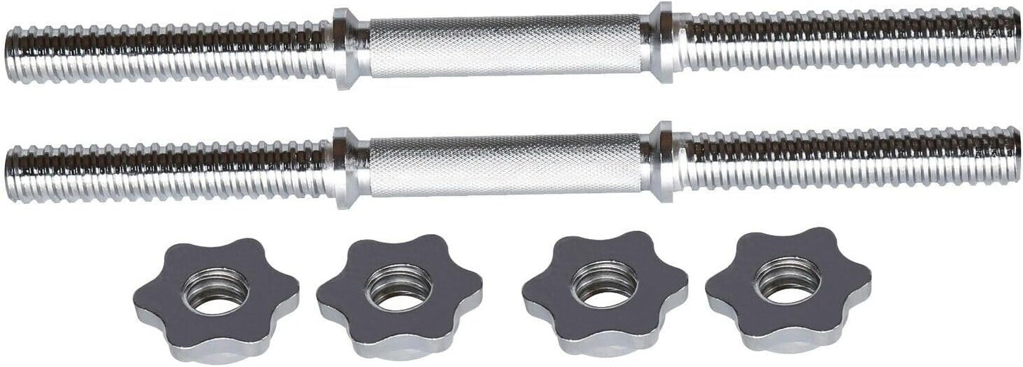 Dumbbell Bar Pair Workout Gym Weight Lifting Set Spinlock Collars Fitness UK