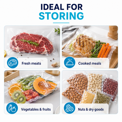 Textured Vacuum Sealer Bags Vac Seal Dry Wet Pack Food Saver Storage Bag UK Post