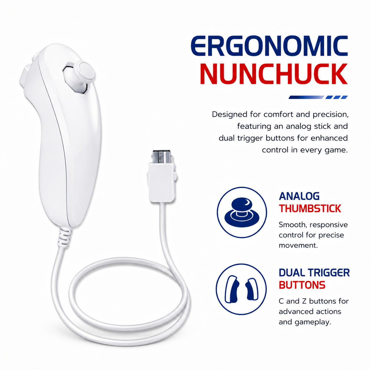 2X WII BUILT IN MOTION PLUS REMOTE CONTROLLER AND NUNCHUCK + SILICON +HAND STRIP