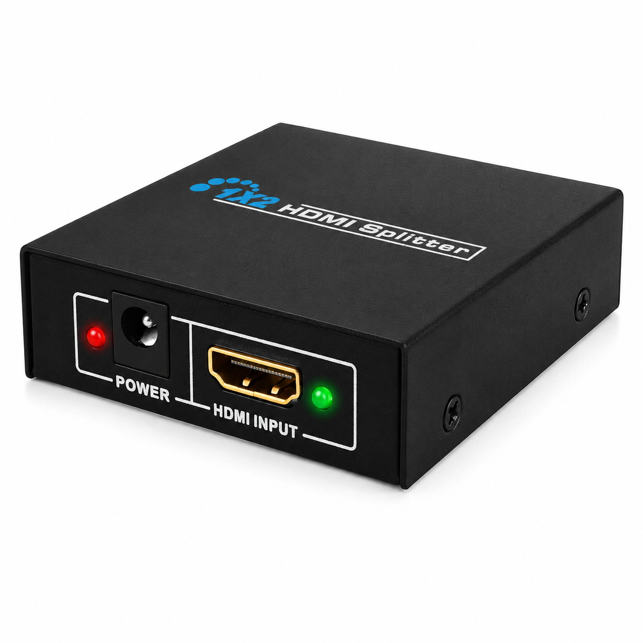 NEW 1 INPUT 2 OUTPUT HDMI SPLITTER 2 WAY SWITCH BOX Hub SUPPORT FULL 4K HD 3D