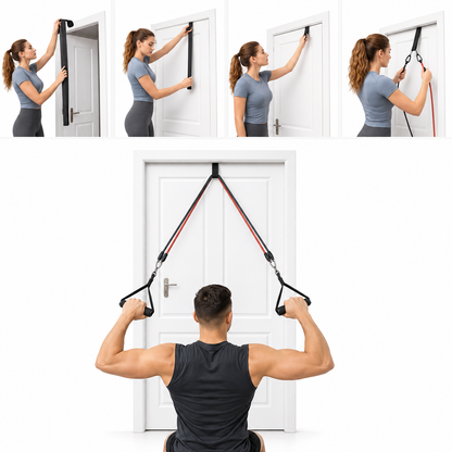 11PC Resistance Bands Set Yoga Gym CrossFit Fitness Exercise Workout Tubes