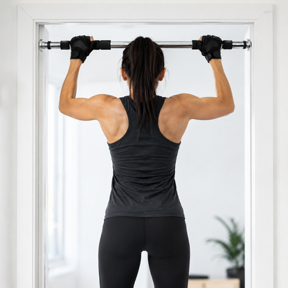Pull up Chin Up Bar Doorway Upper Body Abs Gym Fitness Training Strength Boxed