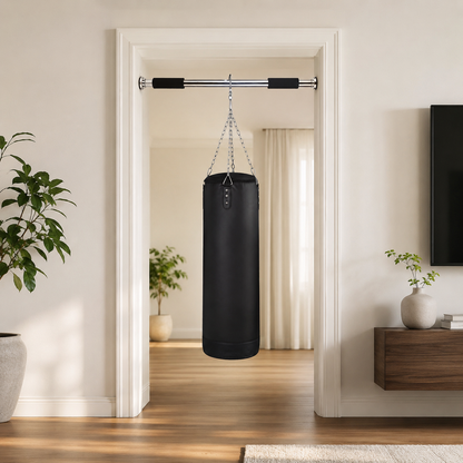 Pull up Chin Up Bar Doorway Upper Body Abs Gym Fitness Training Strength Boxed
