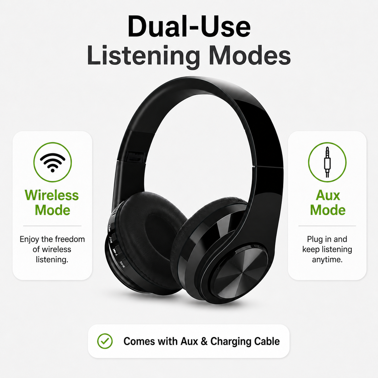 BLUETOOTH WIRELESS HANDSFREE EARPHONE WITH MIC FOR SAMSUNG GALAXY S SERIES