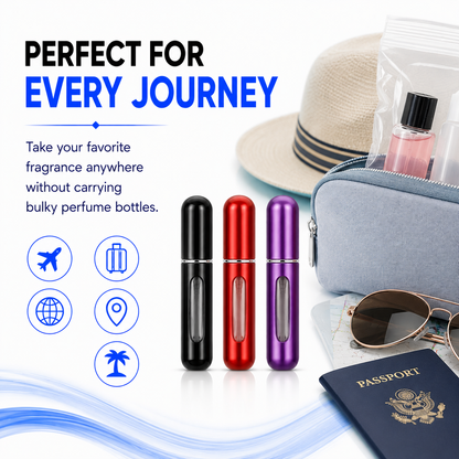 Aftershave Perfume Atomiser Travel Refillable Bottle Portable Handbag Spray