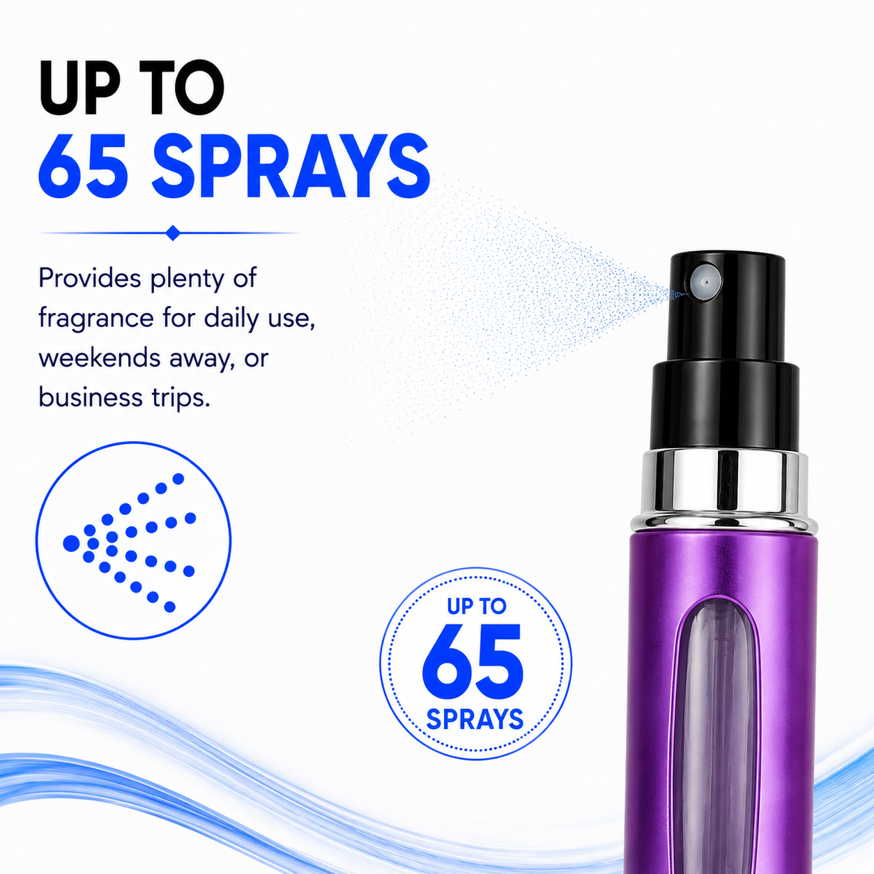 Aftershave Perfume Atomiser Travel Refillable Bottle Portable Handbag Spray