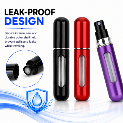 Aftershave Perfume Atomiser Travel Refillable Bottle Portable Handbag Spray
