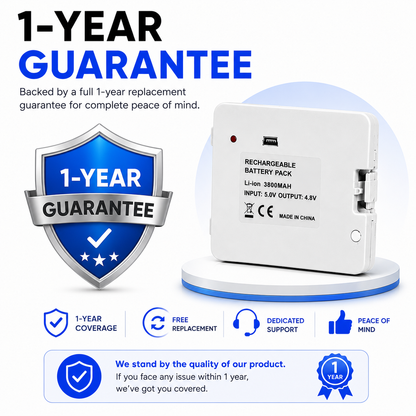 HIGH CAPACITY USB RECHARGEABLE BATTERY PACK FOR Wii FIT BALANCE BOARD