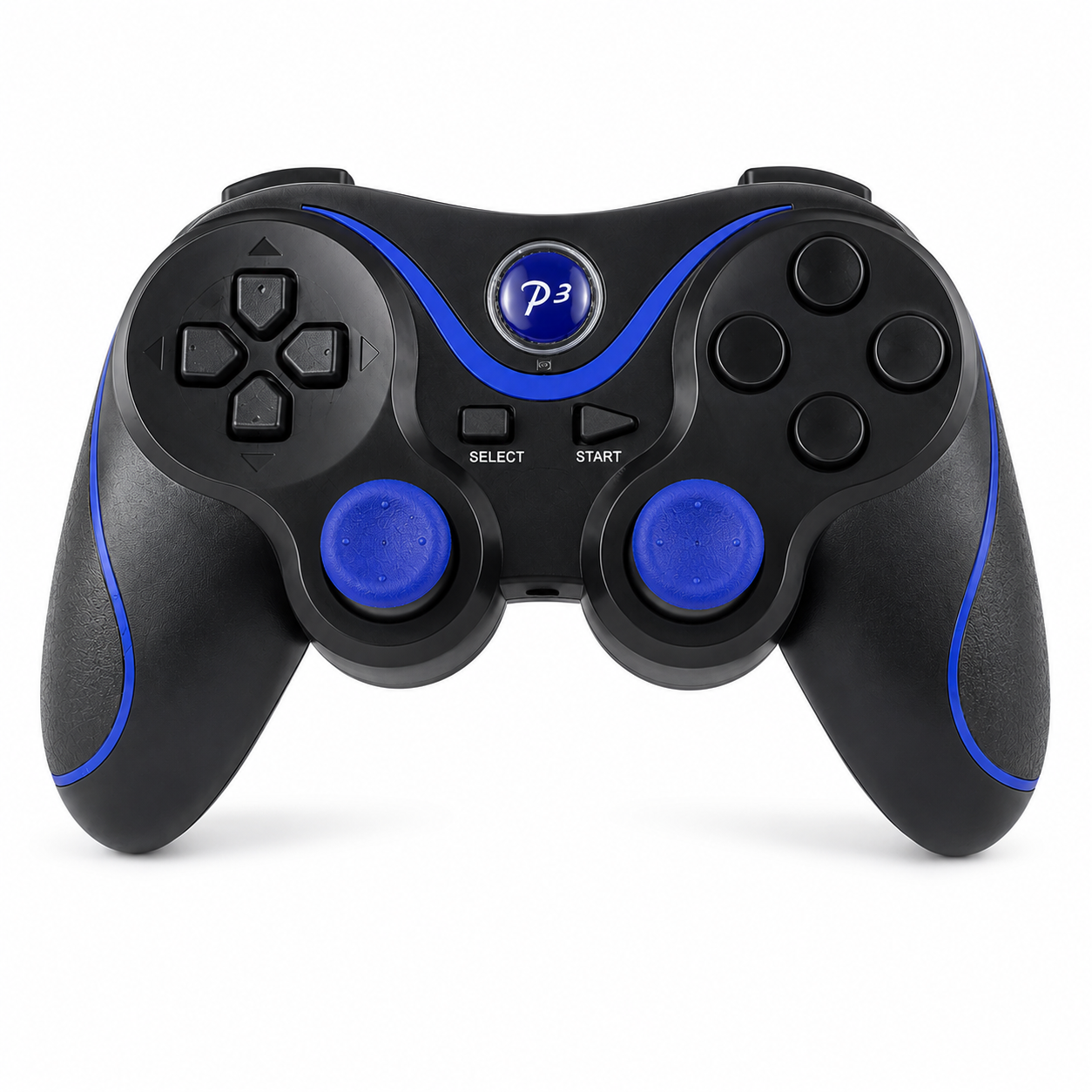 NEW RECHARGEABLE HIGH QUALITY BLUETOOTH WIRELESS GAMEPAD CONTROLLER FOR PS3 BLUE
