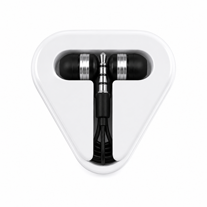 DOUBLE BASS IN EAR EARPHONES HEADPHONES HANDSFREE WITH MIC FOR IPHONE 5S 5 S 5C