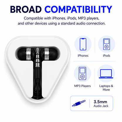 DOUBLE BASS IN EAR EARPHONES HEADPHONES HANDSFREE WITH MIC FOR IPHONE 5S 5 S 5C