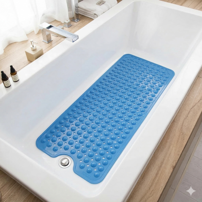 LARGE BATHTUB MAT BATH TUB MAT BATHROOM SHOWER MAT NONSLIP RUBBER STRONG SUCTION