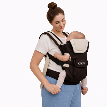 Kikzi ERGONOMIC STRONG BREATHABLE ADJUSTABLE INFANT BABY CARRIER BACKPACK