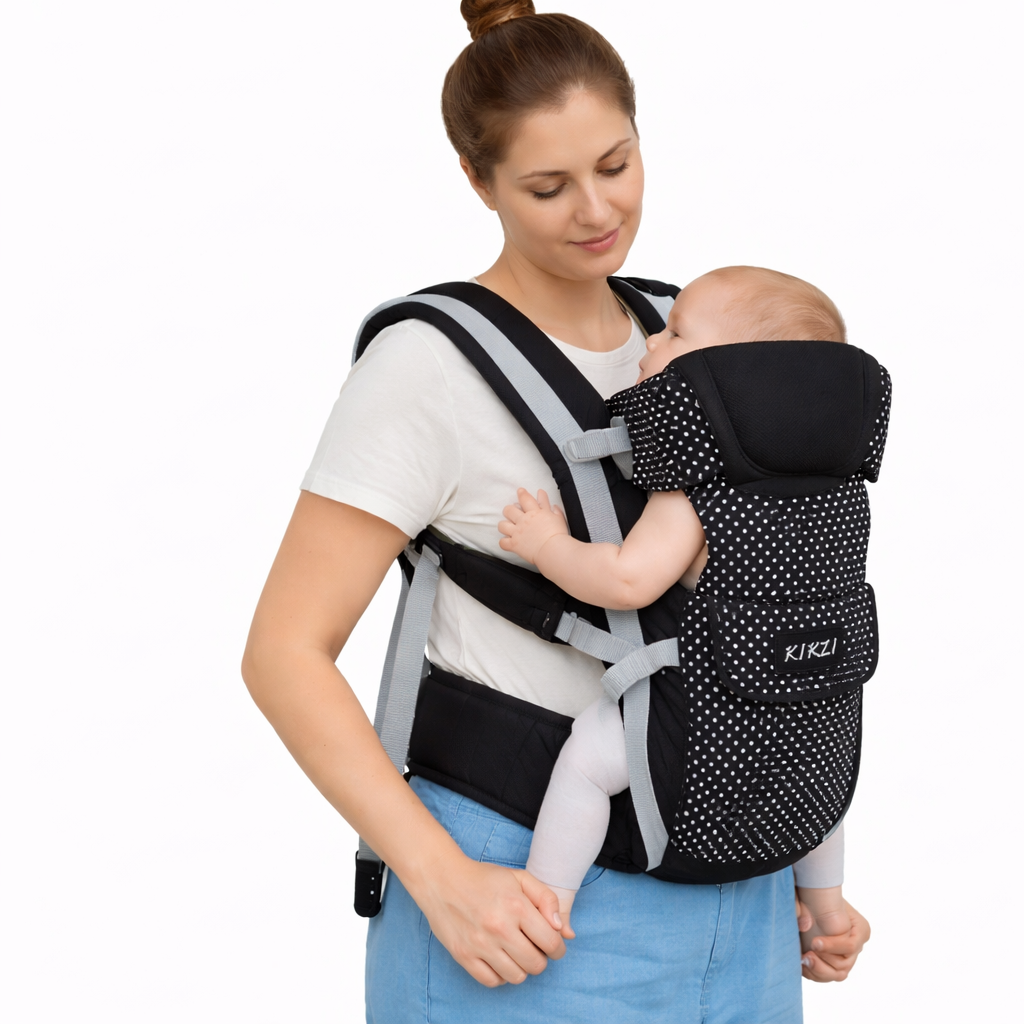 Kikzi ERGONOMIC STRONG BREATHABLE ADJUSTABLE INFANT BABY CARRIER BACKPACK