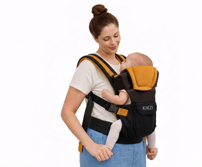 Kikzi ERGONOMIC STRONG BREATHABLE ADJUSTABLE INFANT BABY CARRIER BACKPACK