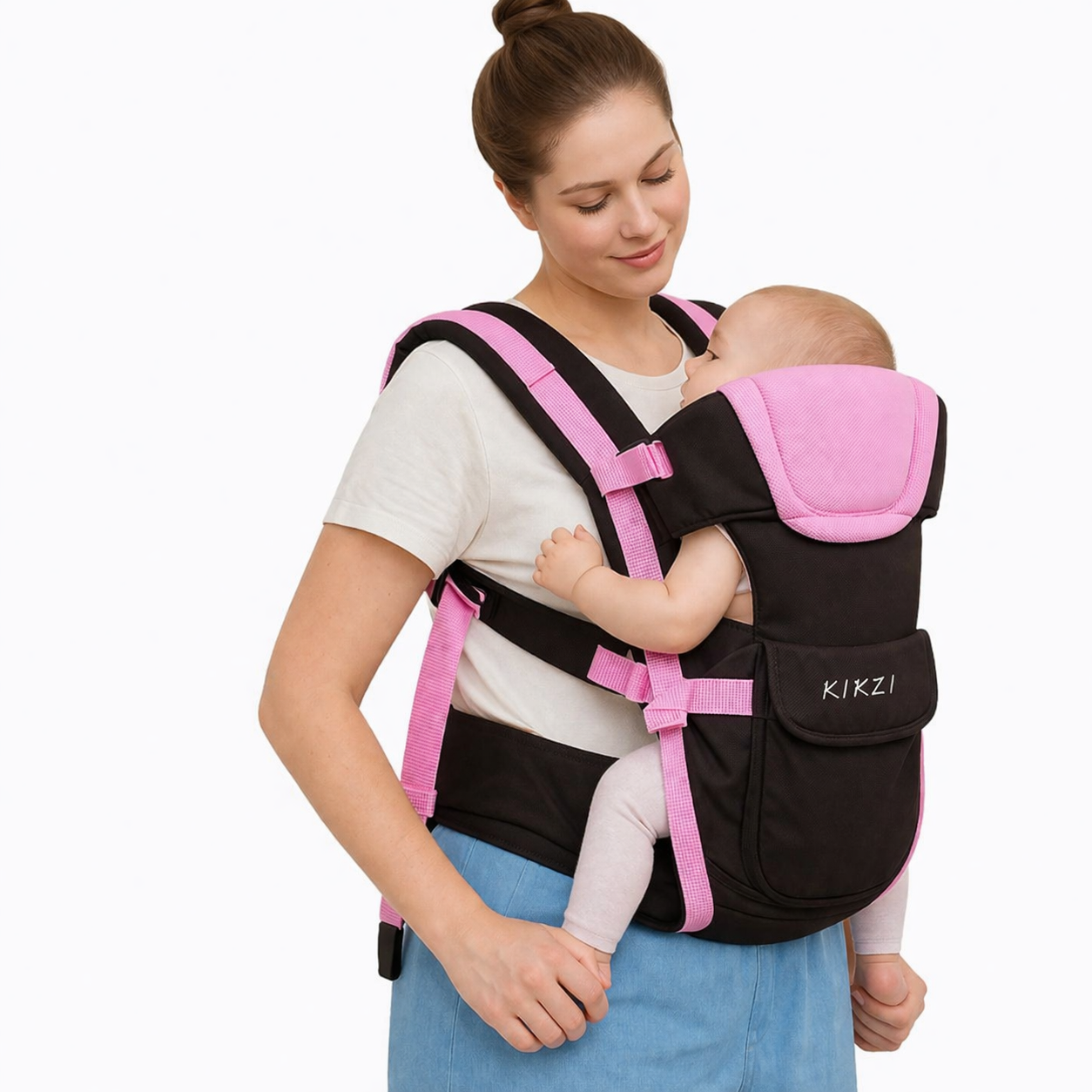 Kikzi ERGONOMIC STRONG BREATHABLE ADJUSTABLE INFANT BABY CARRIER BACKPACK