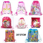 Children Unicorn Drawstring PE Bag Swimming School Boy Girl Gym Sports Party