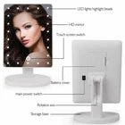22 LED 10X TABLETOP VANITY MIRROR MAGNIFYING TOUCH SCREEN LIGHT MAKE-UP COSMETIC