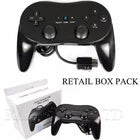 CLASSIC CONTROLLER PRO FOR NINTENDO WII CONSOLE BOXED WHITE BLACK + WARRANTY UK