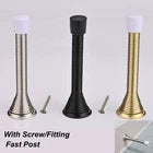 SPRING DOOR STOPPER STOPS 1 2 4 10 PACKS SPIRAL BUFFER SILVER GOLD CHROME BRASS