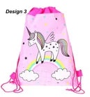 Children Unicorn Drawstring PE Bag Swimming School Boy Girl Gym Sports Party