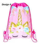 Children Unicorn Drawstring PE Bag Swimming School Boy Girl Gym Sports Party