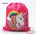 Children Unicorn Drawstring PE Bag Swimming School Boy Girl Gym Sports Party