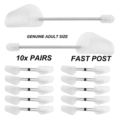 1x - 10x PAIRS OF SHOE TREE TREES MAINTAIN SHAPE SHOES FOOTWEAR PLASTIC BLACK UK