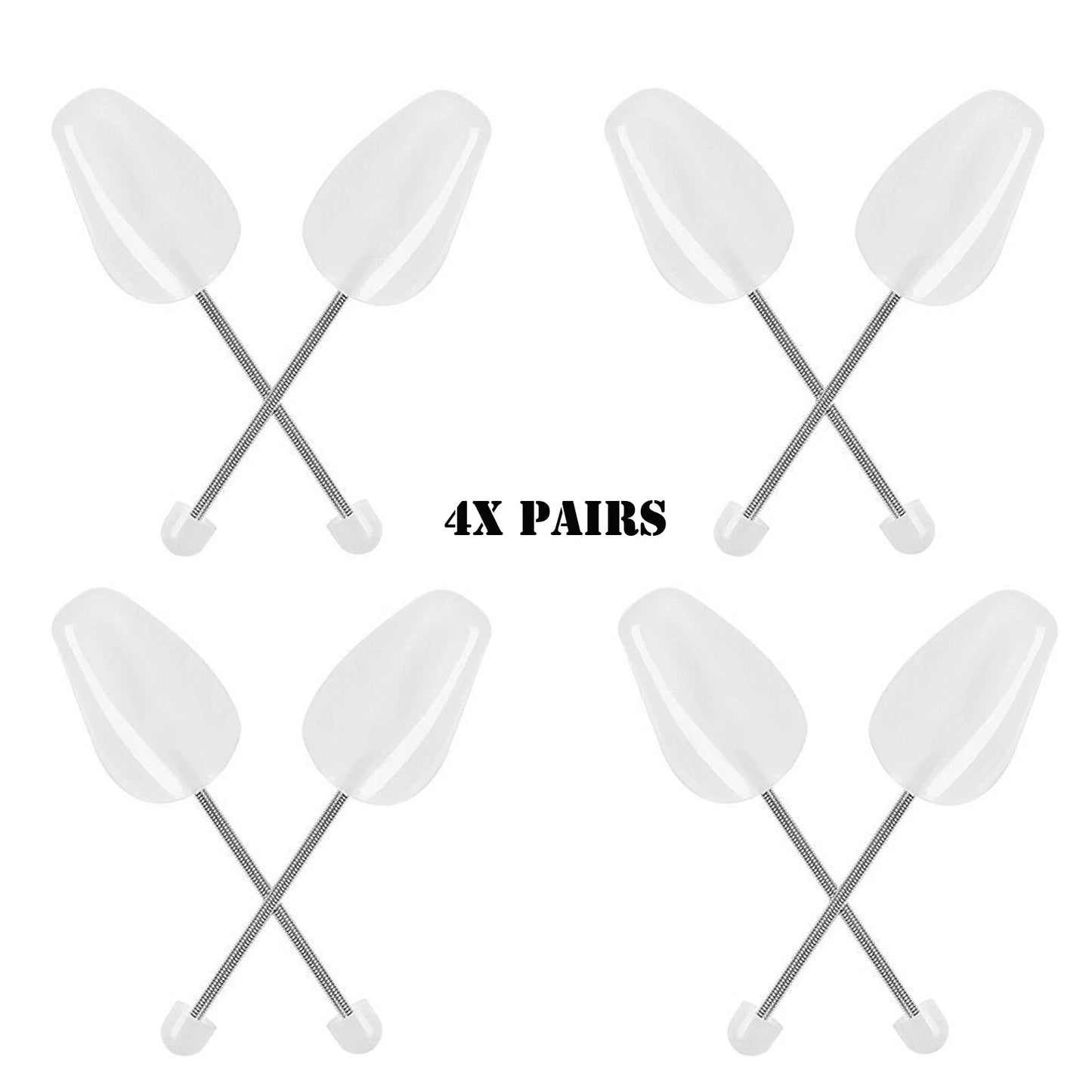 1x - 10x PAIRS OF SHOE TREE TREES MAINTAIN SHAPE SHOES FOOTWEAR PLASTIC BLACK UK
