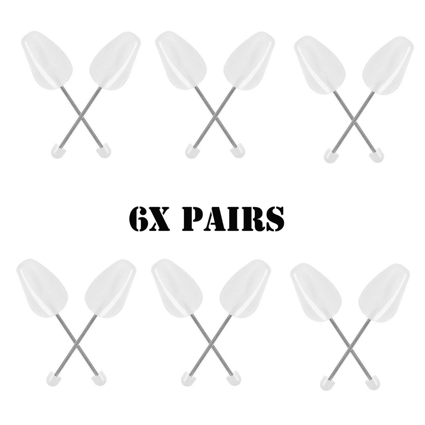 1x - 10x PAIRS OF SHOE TREE TREES MAINTAIN SHAPE SHOES FOOTWEAR PLASTIC BLACK UK
