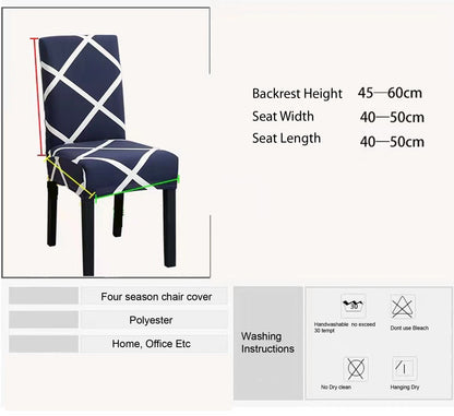 Dining Chair Covers Seat Chair Covers Large Size Stretch Removable Slip Covers