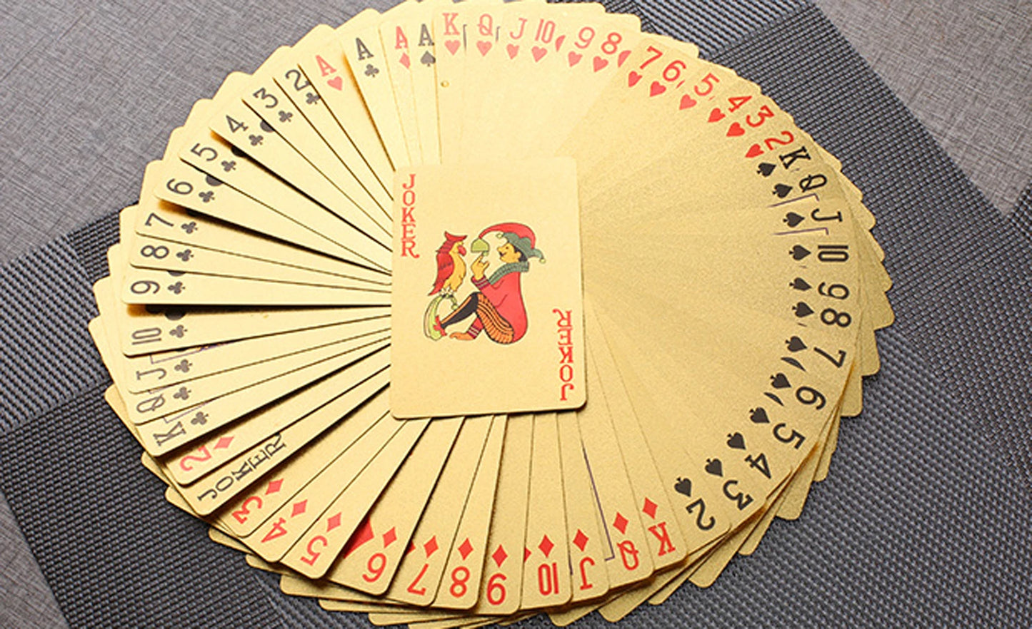 24K Gold Plated Playing Cards Poker Game Deck Gift Box 99.9% Waterproof UK post