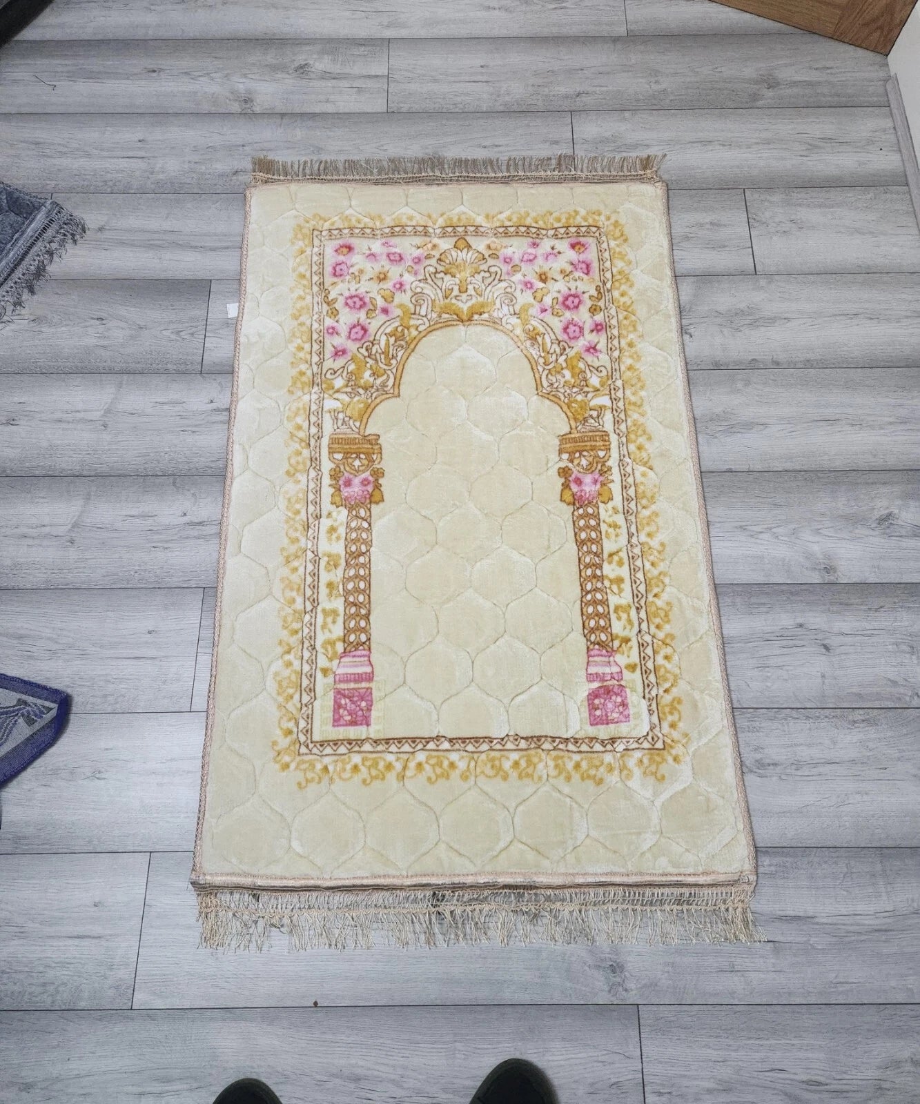 Thick Padded Extra Cushioned Prayer Mat Mats  Muslim Janamaz Non Slip 80 x 120cm