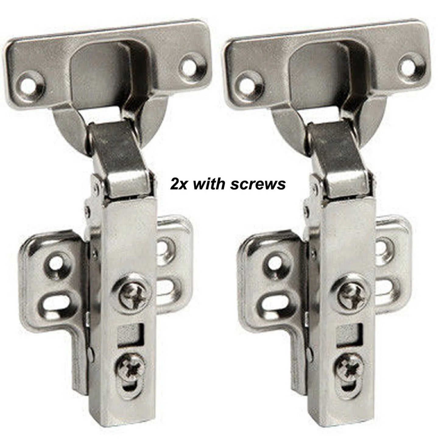 Soft Close Hinges 35MM Full Overlay FOR Kitchen Cabinet Cupboard Door + Screws