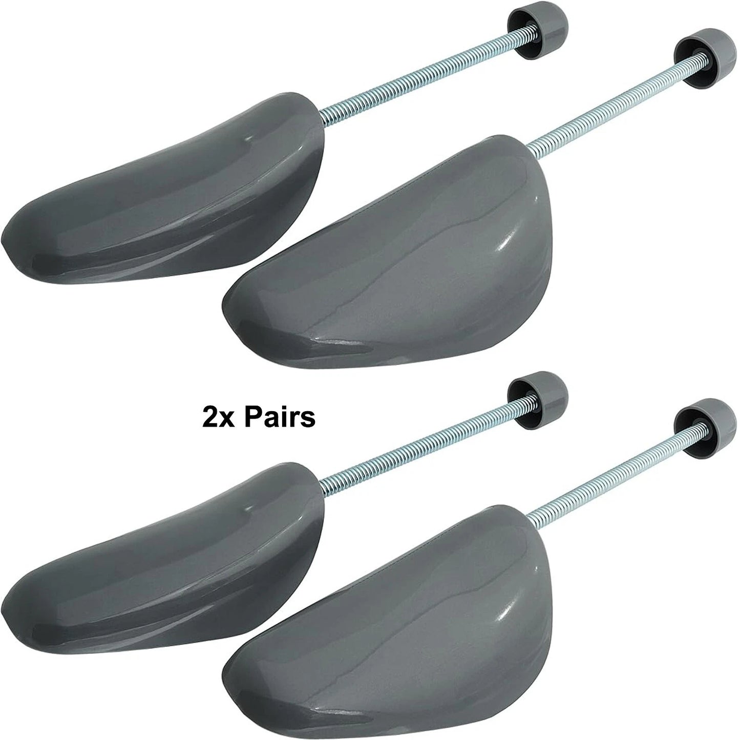 1x - 10x PAIRS OF SHOE TREE TREES MAINTAIN SHAPE SHOES FOOTWEAR PLASTIC GREY UK