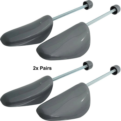 1x - 10x PAIRS OF SHOE TREE TREES MAINTAIN SHAPE SHOES FOOTWEAR PLASTIC GREY UK