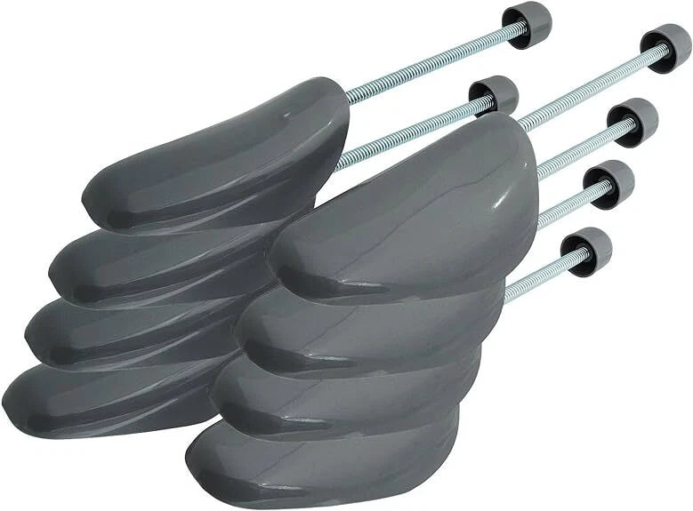 1x - 10x PAIRS OF SHOE TREE TREES MAINTAIN SHAPE SHOES FOOTWEAR PLASTIC GREY UK